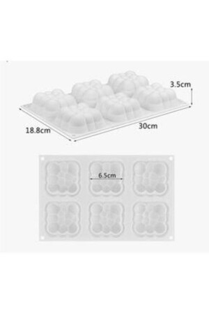 النموذج الإيطالي من طراز MNZ كعكة السيليكون مولد SİLİKOLOVE Bulut - Pasta Durağı