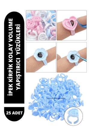 MNZ- Silk Lash حجم سهل حلقات اللصق 25 حزمة - Magic Lash