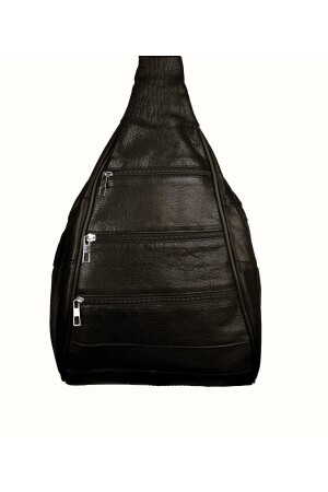 MNZ-جذري أصلي نموذج قرد أسود نساء حقيبة ظهر متعددة الأقسام و كيس الكتف حقيبة الخصر نساء - R Rojinins