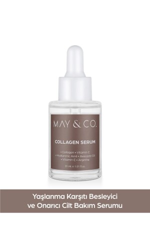 ملعقة الرعاية الجلدية MNZ- Skin Care Serum التي تجدد وتساعد على تجديد الجلد (VITAMIN C AVACADO OIL ARGININE COLLAGEN) - MAY&CO.