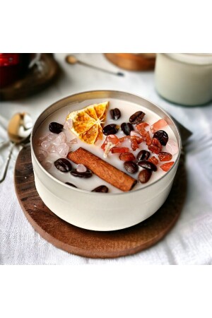 MNZ- الحب والعاطفة الطاقة شمعة غامضة (الكوارتز الوردي) - Sky Up