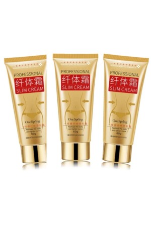 كريم MNZ- Slim كريم لحظية ومالحة كريم رعاية الجسم 3 حزمة 60 جرام - Onespring