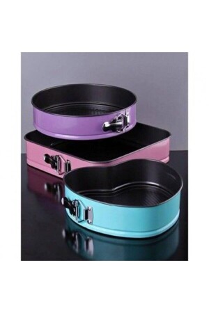 قلوب منقوشة من MNZ ، مستطيرة ، مربعة كعكة قالب مجموعة SM-0617 - Livonelli