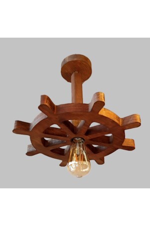 قناة شمعة من الخشب MNZ SMTR1003-80A - SİMETRİ AVİZE