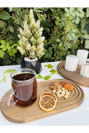 مرفق تقديم الخشب المزخرف MNZ، مرفق تقديم القهوة، مرفق تقديم العشاء، SMWD027 - SAMMWOOD