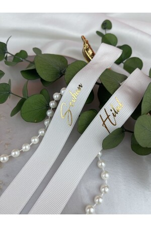 MNZ-مؤلّم لا يتغير أبداً وعد وخطوة الخاتم ربطة شخصية طلاء من ذهب - Rima Tasarım