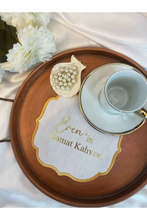 MNZ-وعد اليدوية للوعد والالتزام الصندوق اليدوية الذهبية الشخصية مع الحواف الوسوسوس - Renna