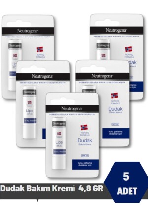 MNZ-النرويجية الصيغة ترطيب الشفاه مع عامل حماية الشمس (spf 20) 4.8 Gr 5 قطع MYENCY0000302 - Neutrogena