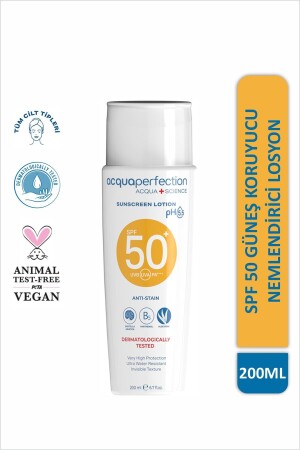 مخزون من خليطات واقية الشمس من MNZ SPF 50 200ml - Acqua Perfection