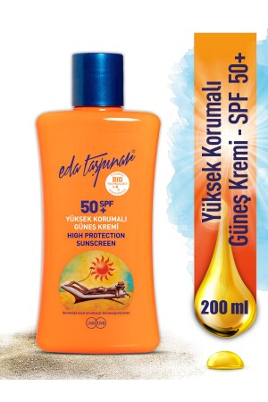 كريم الشمس ذو الحماية العالية من MNZ Spf50+ - 200 مل EDA-00051 - Eda Taşpınar
