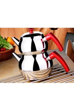 مجموعة من نطاقات الشاي من النحاس MNZ Sphere Set Sphere متوسط الحجم 2 قوارب مع Strainer Elite17 - ELİTİZ