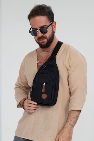 MNZ-برلين نموذج كيس رياضي ذات جودة عالية الصفوف والصدر الأسود - YOGII