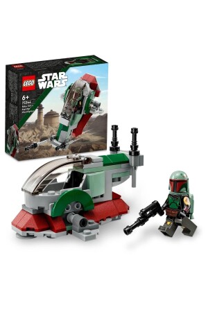 MNZ-® Star WarsTM سفينة ستارز بوبا فيتTM Micro Warrior 75344 - مجموعة مبنى الألعاب (85 قطعة) dfn75344 - LEGO