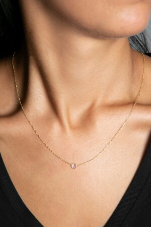 MNZ-النساء Stony Elegant Model 925 سبرينغ الفضة عنق TFNY65072 - Elika Silver