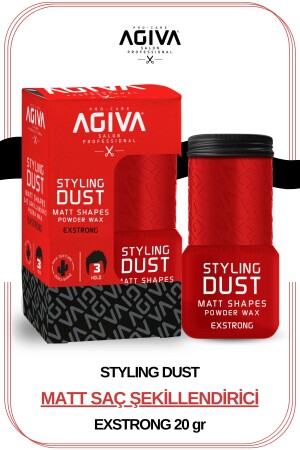 مسحوق MNZ- Styling Powder مسحوق صلب جدا احتفظ بـ 20 جرام - Agiva