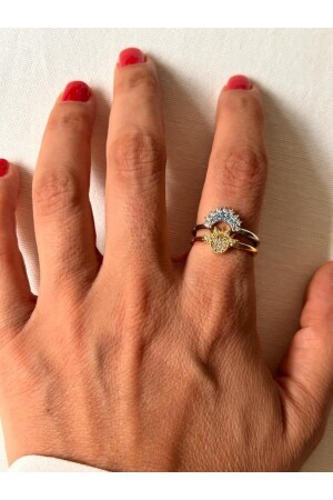 طراز MNZ Sun Moon Ring - Rossetto Atelier