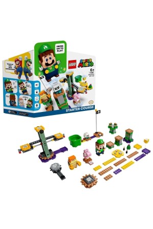مجموعة من المغامرات من نوع MNZ- Super MarioTM مع Luigi 71387 - مجموعة بناء للأطفال (280 قطعة) - Lego