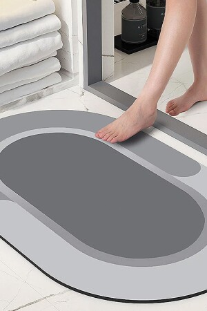 مقعد حمام MNZ Super Water Absorbent Non-Slip Base Mat (57 × 38 سم) TSBPSSEKTP - Genel Markalar