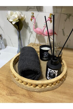 طقم حمام من الخشب من نوع MNZ - Süs Dükkanı