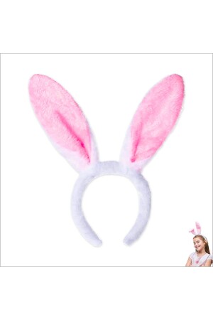 أذن الأرنب MNZ - تاج اللون الوردي - Süsle Baby Party