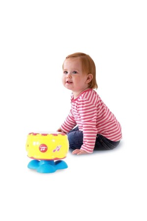 طبول من الروك من الـ MNZ مع الأضواء والموسيقى - الصفراء T01072816-49416 - Birlik Oyuncak