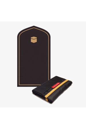 مقلاة مسكنة محمولة من الجيب (MNZ) - مقلاة سفر - مقلبة مقلاة - هدية رمضان مثالية (أسود) - Takva