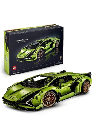 MNZ-® Technic Lamborghini Sián FKP 37 (42115) - مجموعة بناء قابلة للكتابة للبالغين (3696 قطعة) - LEGO