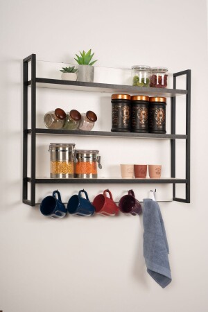 MNZ-جدار نصب مطبخ عصري رف العطور معلقة Terek Rack العطور MDSMATRK002 - Mudesa