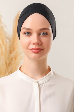 MNZ- ربط بلا خيوط عبوة عبوة سوداء - Melodi Scarf