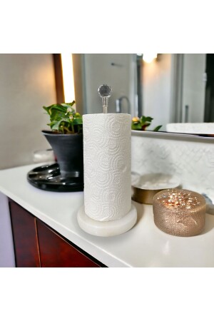 MNZ-المرمر ورقية حامل مناشفة حامل مناشفة - Thk Store