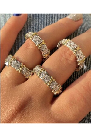 خاتم MNZ-النساء القابل للتعديل Tiff Co Ring VIP Series Ring - Bee