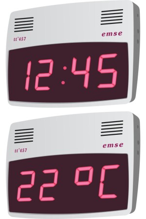 ساعة الجدار الرقمية من نظام 