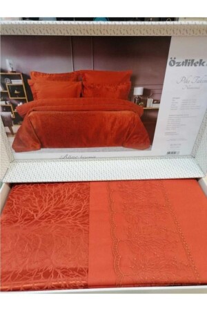 غطاء غطاء منقوشة من MNZ Tk. ورقة مزدوجة من طوب P10656S8866 - Özdilek