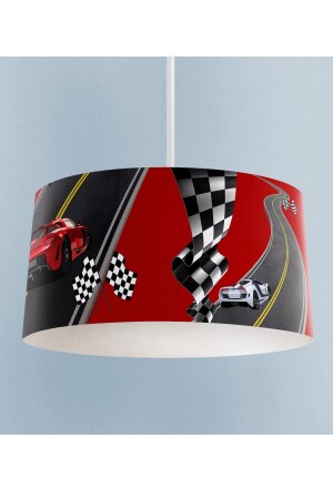 MNZ-غرفة الأطفال مصباح معلق مصباح مع سيارة سباق TLAV-194 - Talia Home