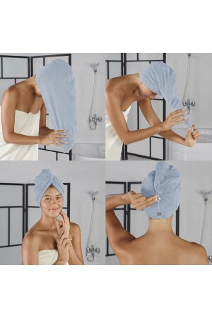 MNZ- Towel Hair Cap زجاجات القطن الصندوقات الشحن HSB - modacosmo