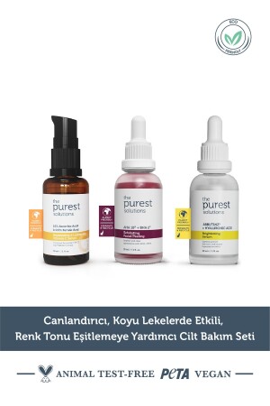 إنزيف (MNZ) - إعادة تنشيط، فعال على البقع المظلمة، يساعد حتى اللون اللون مجموعة رعاية الجلد TPS150 - The Purest Solutions