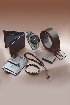 MNZ-مصادرة للماء حزمة الساعات للرجال محفظة بطاقة الاحتفاظ بها سوار خفيف مجموعة Trndgrj00011 - SPOLO