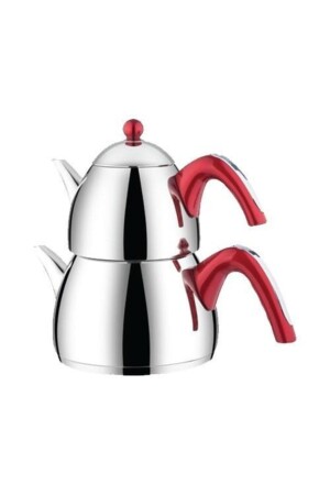 MNZ-توركيز صغيري الحجم الصلب علبة شاي مجموعة حمراء TYC00129254523 - Kahramanlar