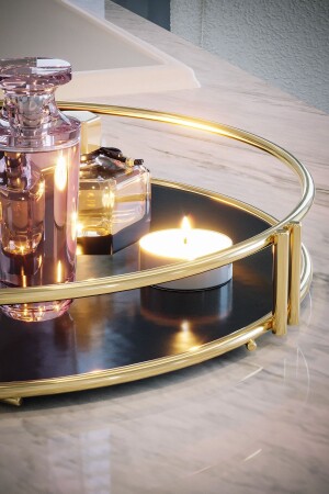 MNZ-خدمة العرض الصندوق طعام الذهب كبير الفاخرة المنظم طاولة المطبخ وعود التزام الصندوق TYC00129432419 - Bino