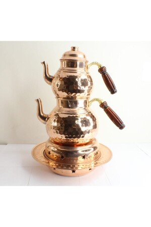 مقلاة النحاس MNZ مع مخزن عثماني TYC00184649600 - blk bakırcılık