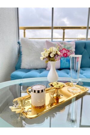 MNZ-الفخامة الفولاذ المقاوم للصدأ طائر الذهب الخدمة، الشاي والقهوة والعذائر والعرض الصندوق TYC003868185 - Mira züccaciye