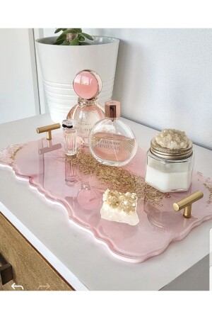 MNZ-ذهب ورقة مستطيل موجة نمط وعد الالتزام العريس العرضي الصندوق لتقديم اثنين TYC00407136737 - Sultan Tasarım