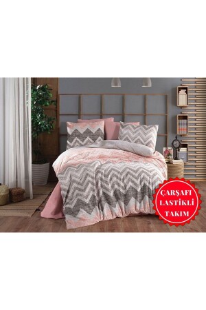 غرفة المراهقين من نوع MNZ غطاء واحد من الغطاء مع الأوراق المطوية نمط زيغزاج TYC00450668715 - Şahinhome