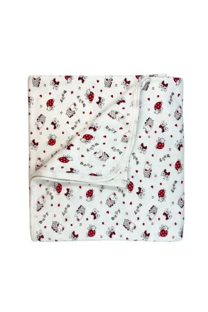 غطاء الأطفال المطبوع من طراز MNZ - كريم TYC00606897090 - Genel Markalar
