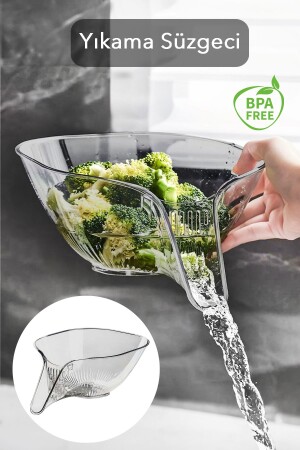 MNZ-مطبخ عملي المزق الفاكهة الخضروات غسيل التسرب المزق المدخن TYC0XXBJFN17086972296778 - Meleni Home