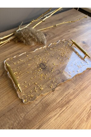 تمثيل ورقة من الذهب من MNZ حجم كبير سلة إيبوكسي TYCRA8A7ON168993135784708 - Sultan Tasarım