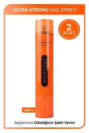 فرشة الشعر MNZ Ultra Strong Orange 400 مل 2 قطع - Morfose