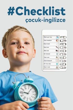 قائمة التحقق من اللغة الإنجليزية من MNZ قائمة التحقق من اللعبة التعليمية من الخشب لفعل قائمة UM60 - Akal G