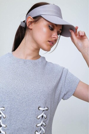 MNZ- Unisex UV الواصية الحامية كاب ويزور كاب تنس رماد SPK999 - tuplepie