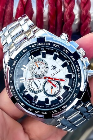 ساعة يد الرجال MNZ+سوارة ÜSPOLO01 - S.POLO